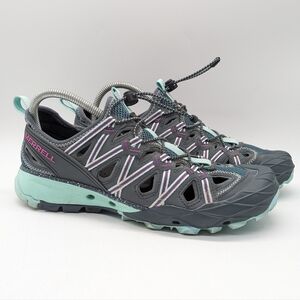 Merrell Women's Sandals in Gray and Mint